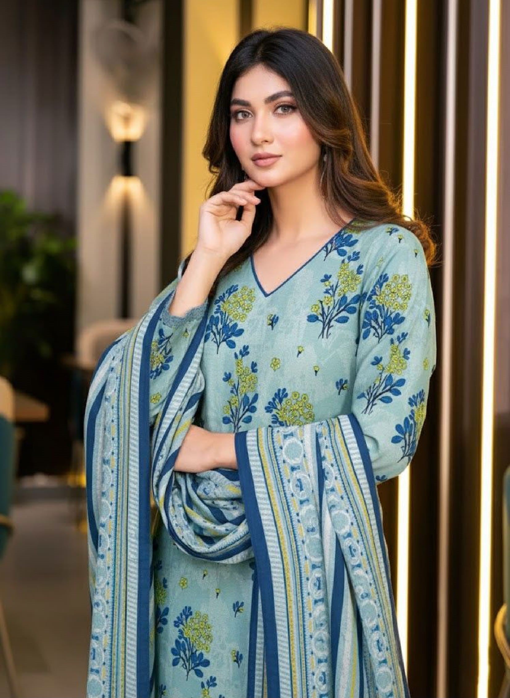 3PC VISCOSE LINEN RT-RM-03