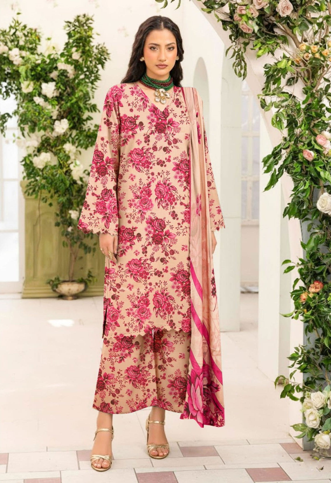 3-PC Masoori Un-Stitched RTM-05