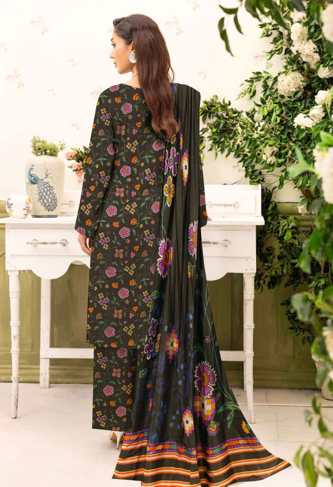 3-PC Masoori Un-Stitched RTM-06