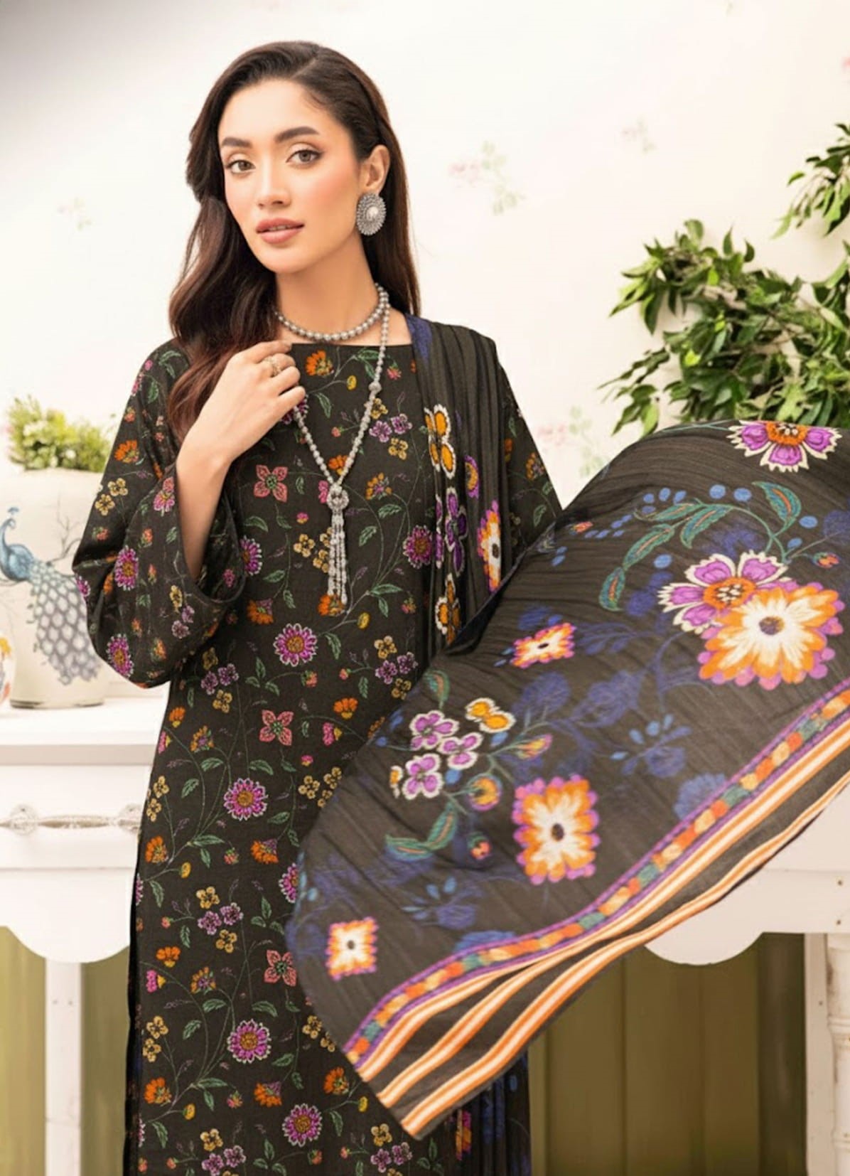 3-PC Masoori Un-Stitched RTM-06