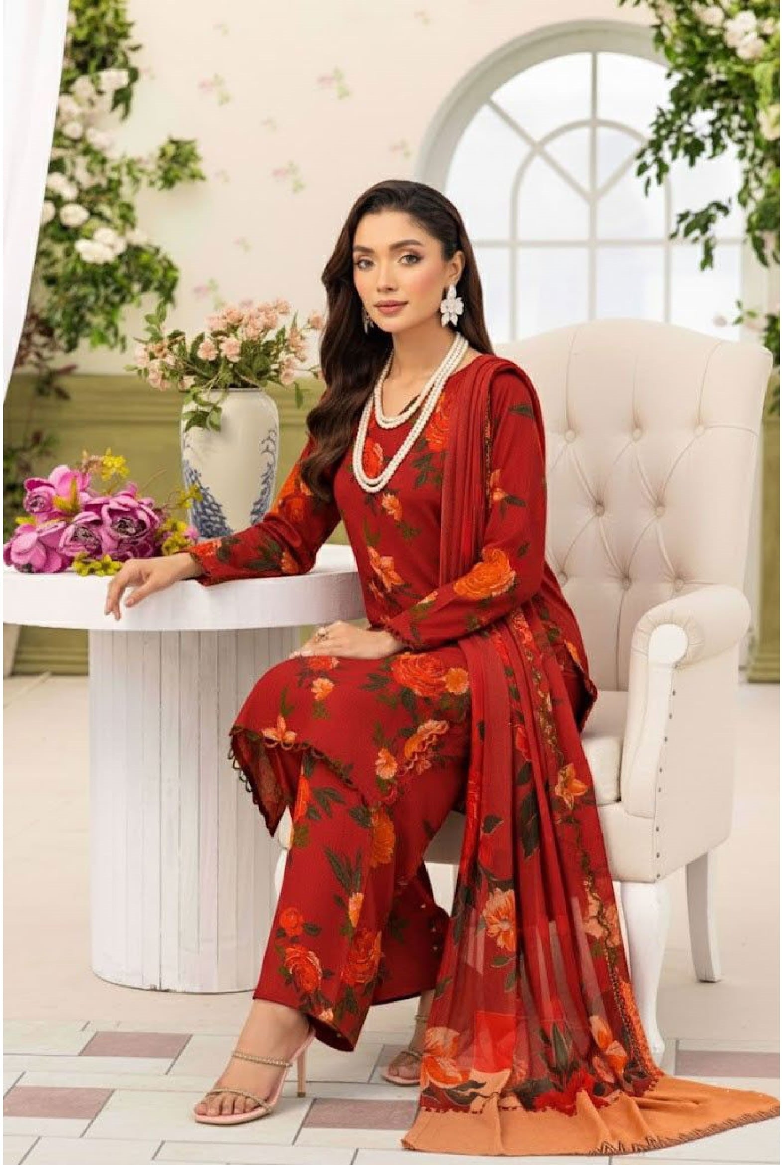 3-PC Masoori Un-Stitched RTM-07