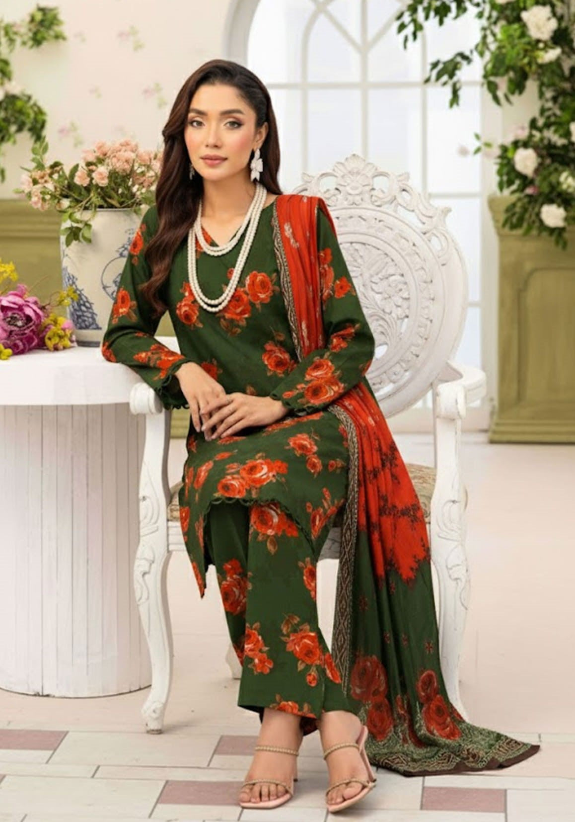 3-PC Masoori Un-Stitched RTM-08