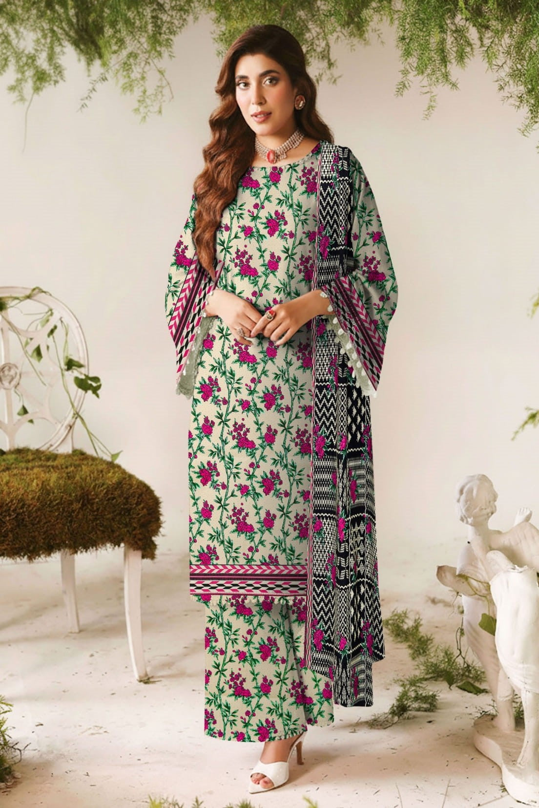 3PC VISCOSE LINEN RT-VL-30