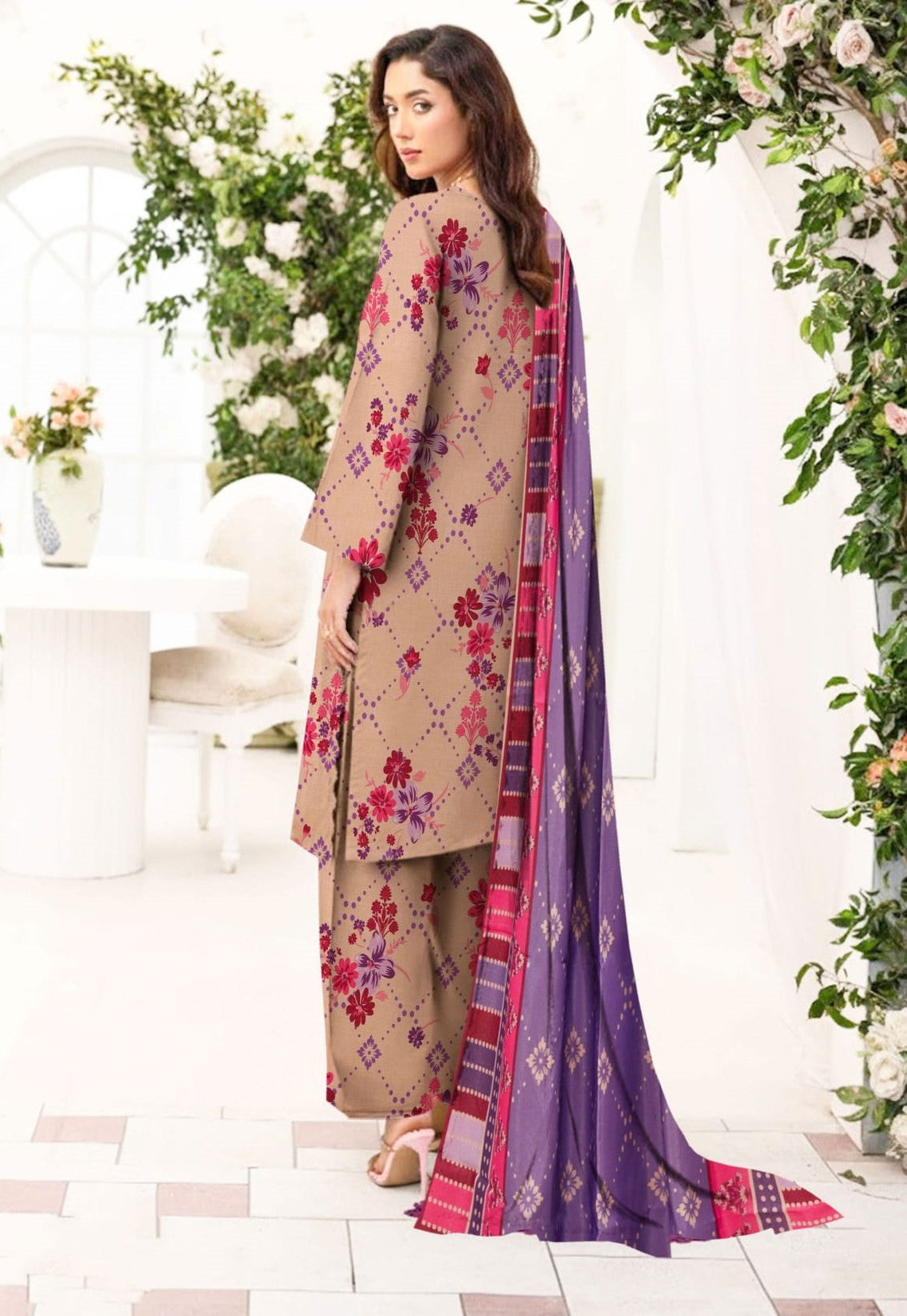 3-PC Masoori Un-Stitched RTM-01