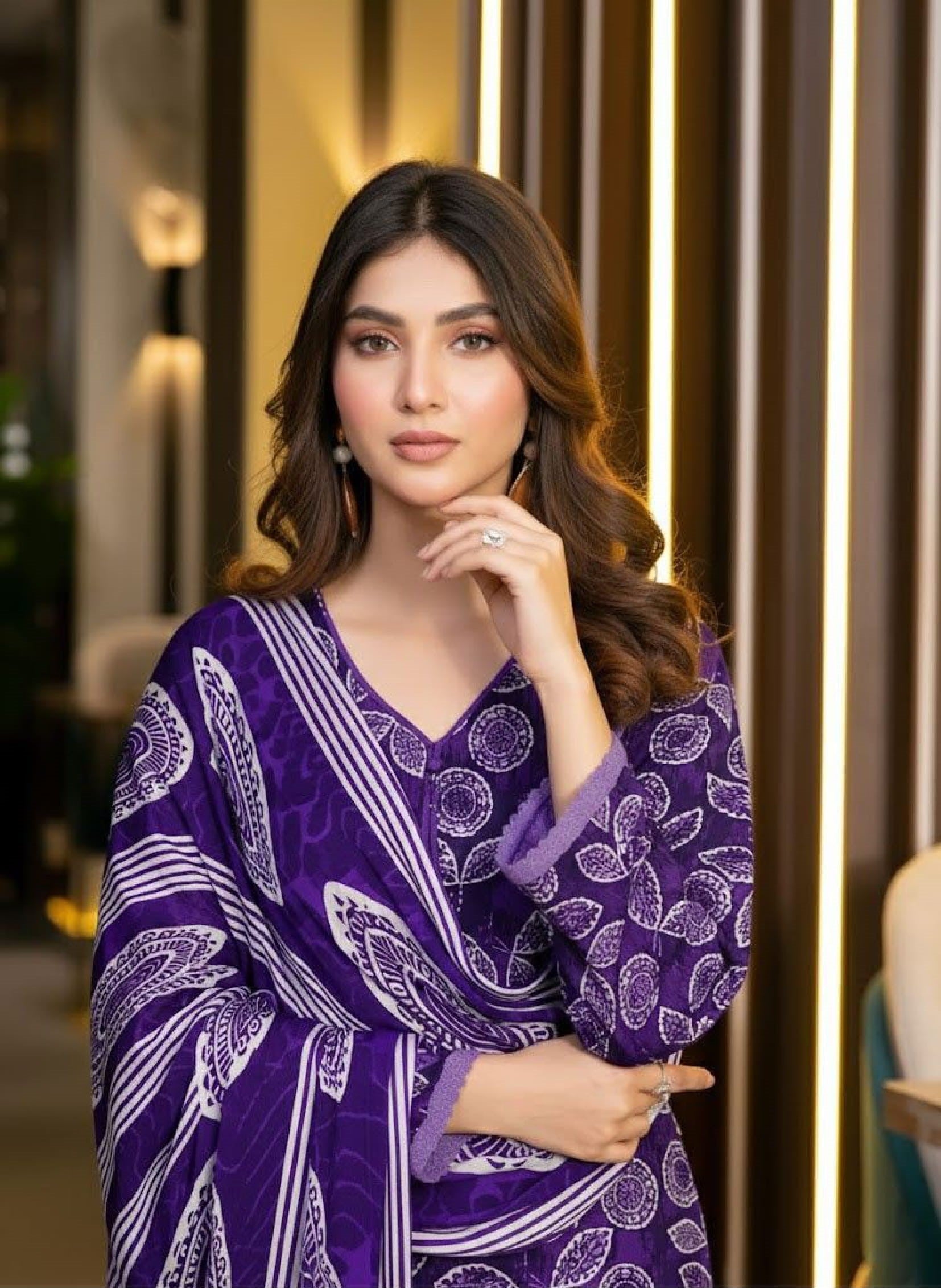 3PC VISCOSE LINEN RT-RM-02