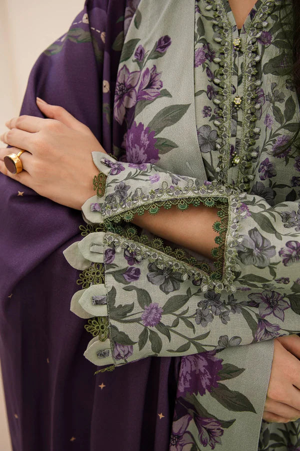 3PC-Khaddar Digital Print