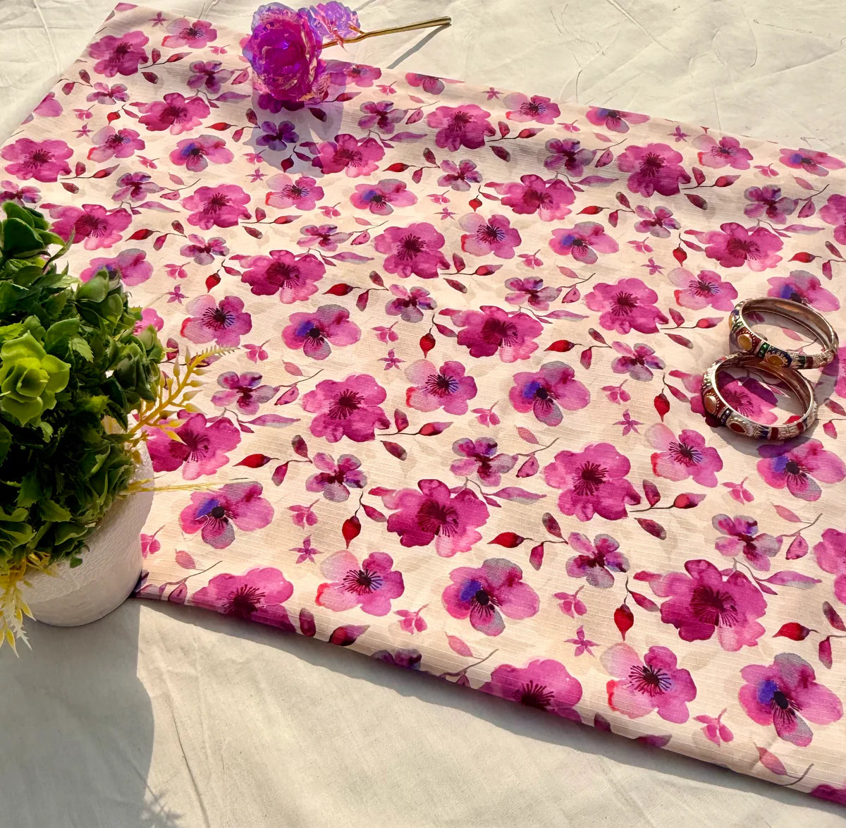 PETAL BLUSH - Bareeze Linen Doria 2PC