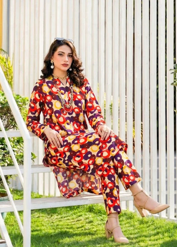 Majestic Cotton All-Over Print 2PC